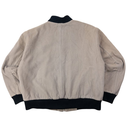 Vintage 90s Hugo Boss Cashmere Bomber Jacket Size XL | XL, Grey