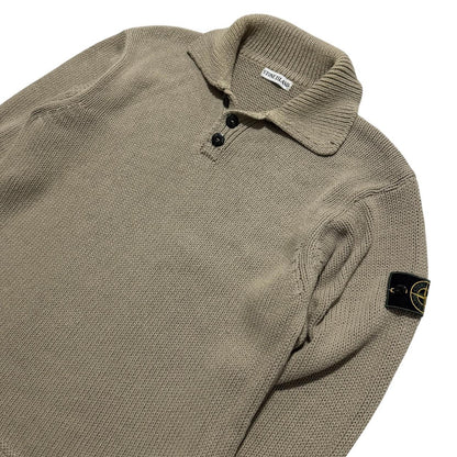 Stone Island 1999 Pullover Knit | Large, Beige
