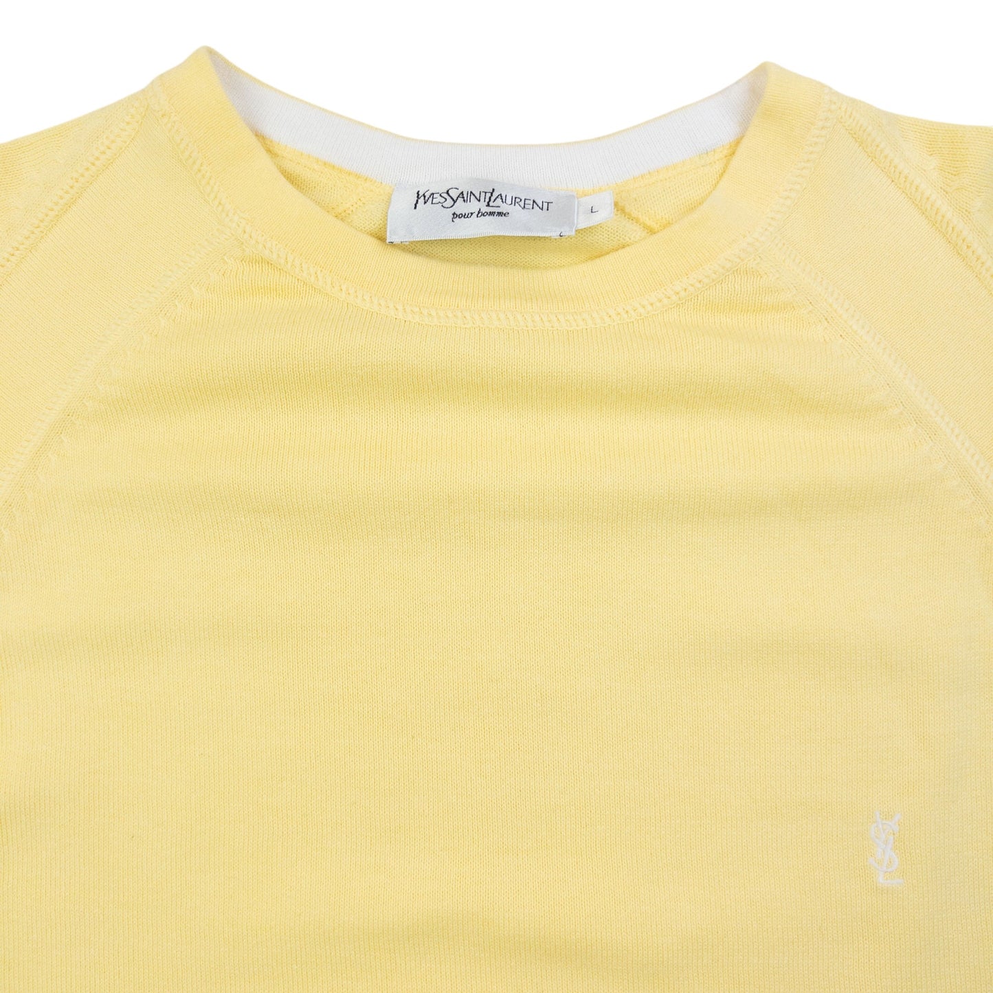 Vintage 2000s YSL Yves Saint Laurent Jumper Size M | Medium, Yellow