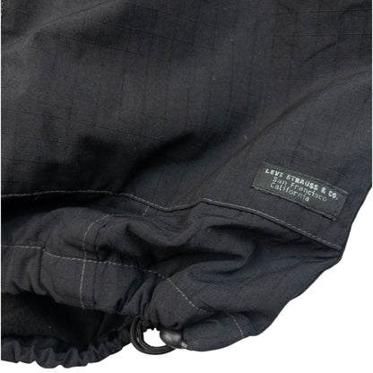 Vintage 1999 Levi's All Duty Nylon Smock Q Zip Jacket Size S | Small, Black