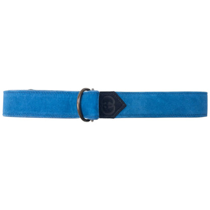Vintage 80s Gucci Suede Belt Size XL | O/S, Blue