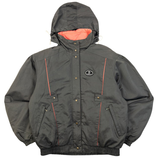 Vintage 90s Moncler Padded Zip Up Jacket Womens Size S | Small, Grey