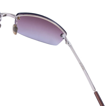 Vintage 90s Gucci Rimless Sunglasses | O/S, Brown