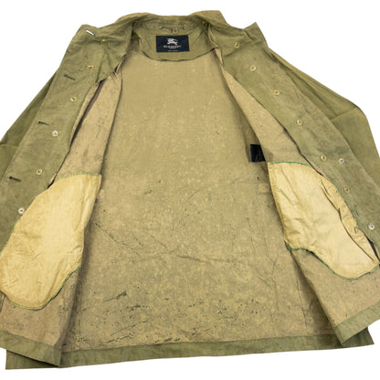 Vintage 2000s Burberry Button Up Jacket Womens Size XL | XL, Green