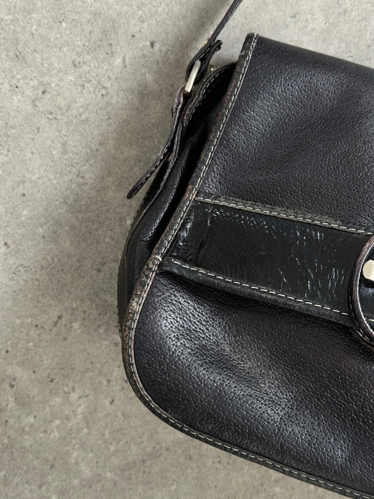 Gianfranco Ferre 1990s Leather Crossbody Bag