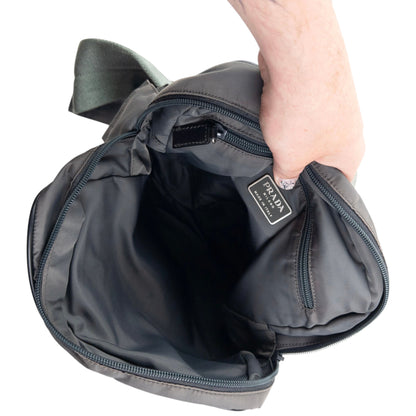 Vintage 2000s Prada Sling Bag | O/S, Grey