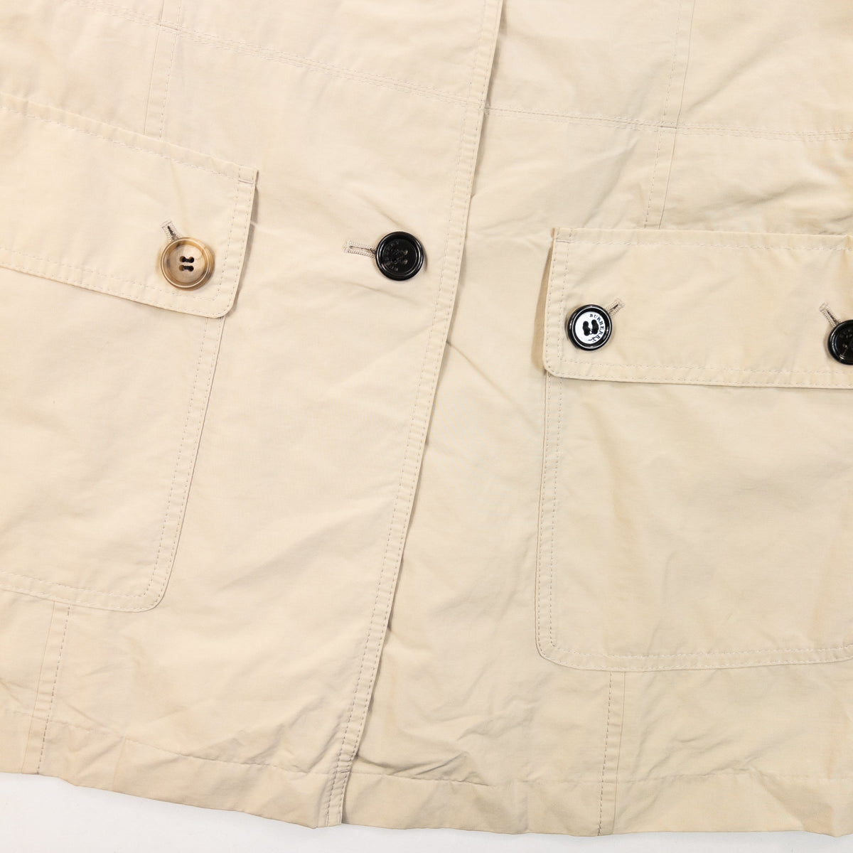 Vintage 2000s Burberry Button Up Jacket Womens Size M | Medium, Beige