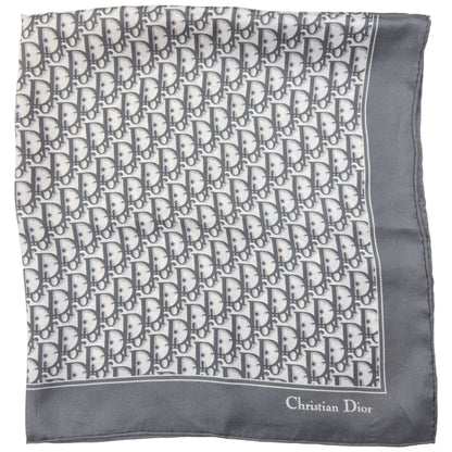 Vintage Dior Monogram Silk Scarf