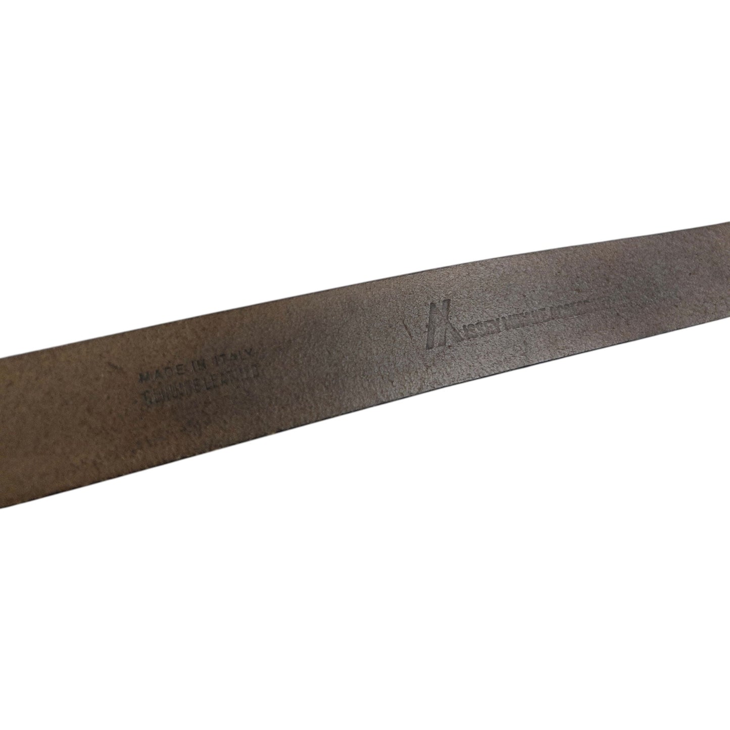 Vintage 2000s Issey Miyake Leather Belt Size W26 | O/S, Grey