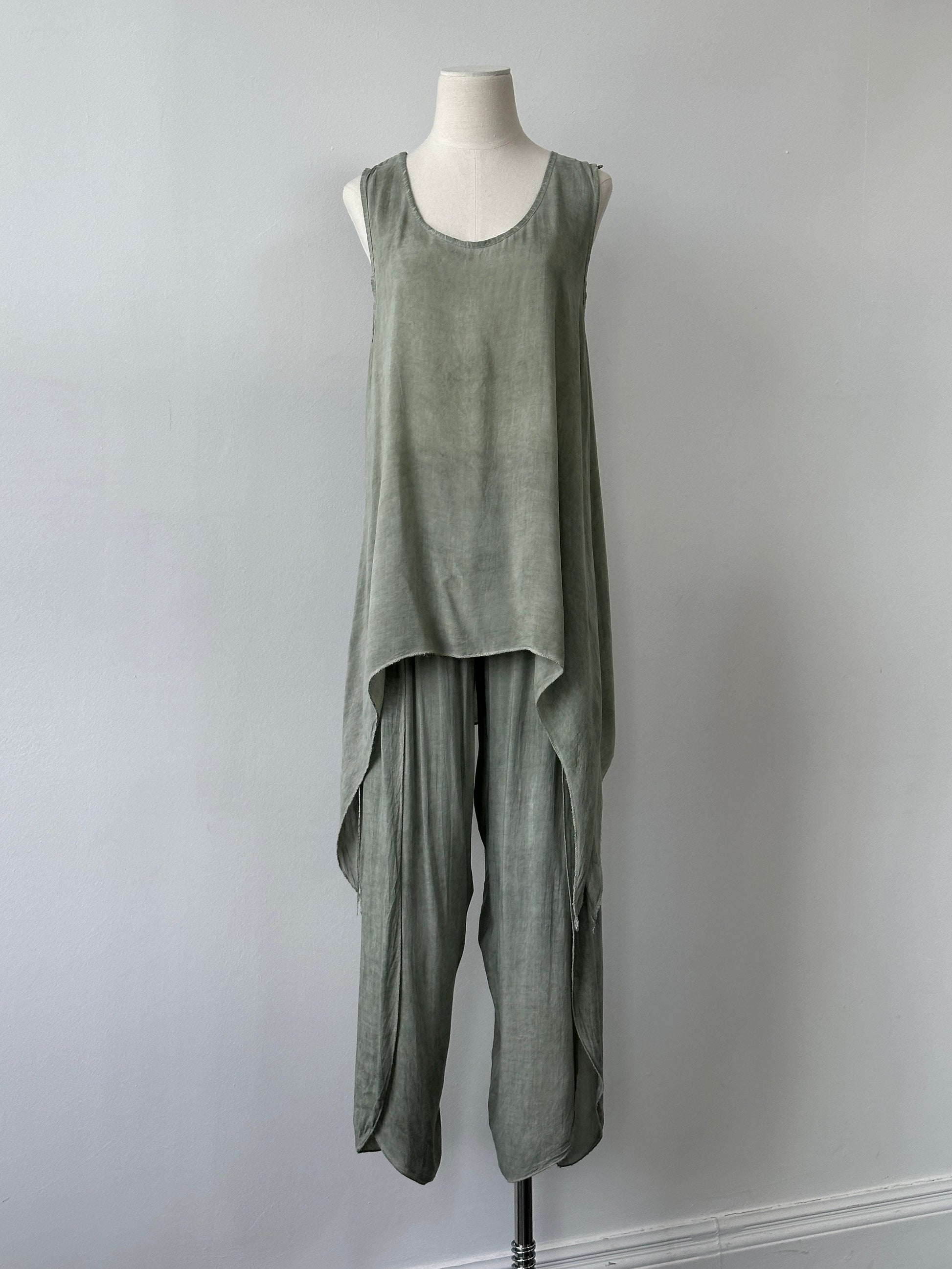 Vintage 1990s Sleeveless Two Piece - /W24