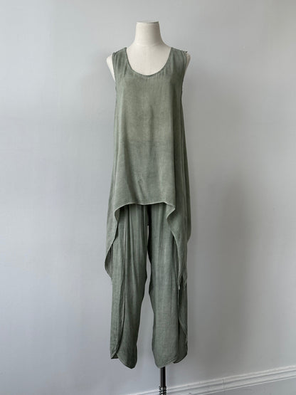 Vintage 1990s Sleeveless Two Piece - /W24
