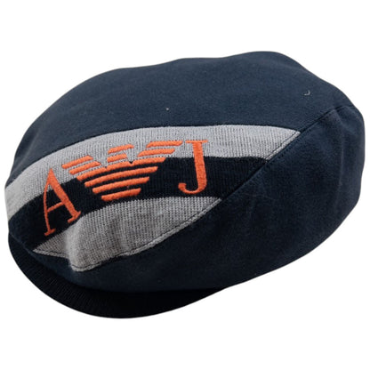Vintage Armani Embroidered Flat Cap Hat