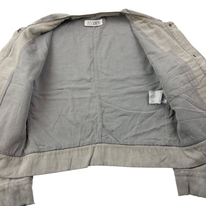 Vintage 2005 Maison Margiela MM6 High Collar Jacket Womens Size L | Large, Grey