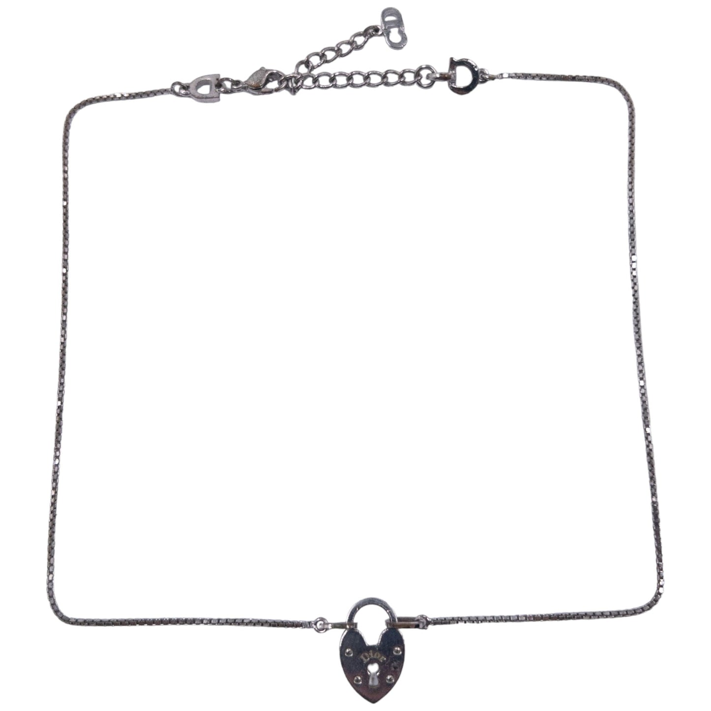 Vintage Dior Padlock Necklace