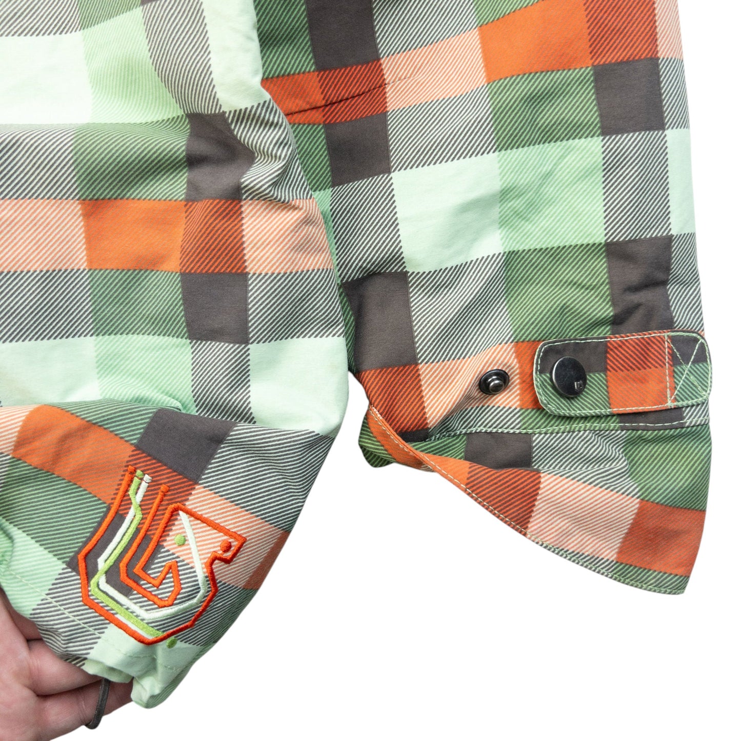 Vintage 2000s Burton City System Checkered Snowboarding Jacket Size XS | XS, Red