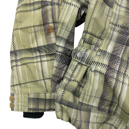 Vintage 2000s Oakley Pattern Zip Up Snowboarding Jacket Size XS | XS, Green