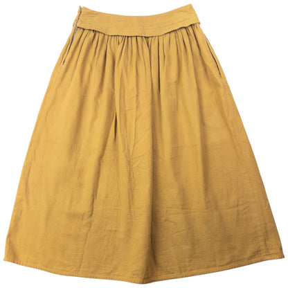 Vintage 90s Yohji Yamamoto Pleated Skirt Womens Size W26 | W26, Brown