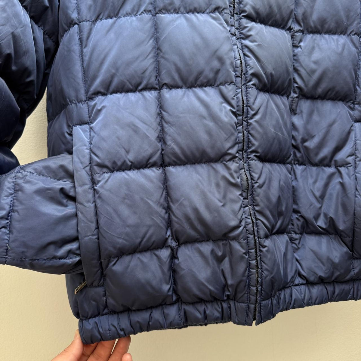 Prada Milano Quilted Puffer Jacket (S) | Small, Blue