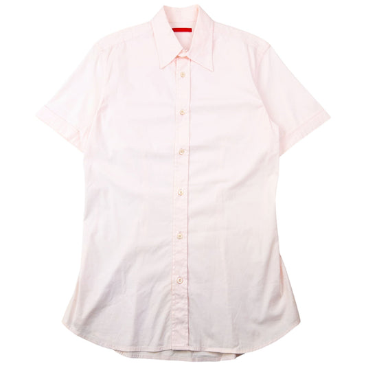 Vintage 2000s Prada Sport Tailored Short Sleeve Button Up Shirt Size S | Small, Pink