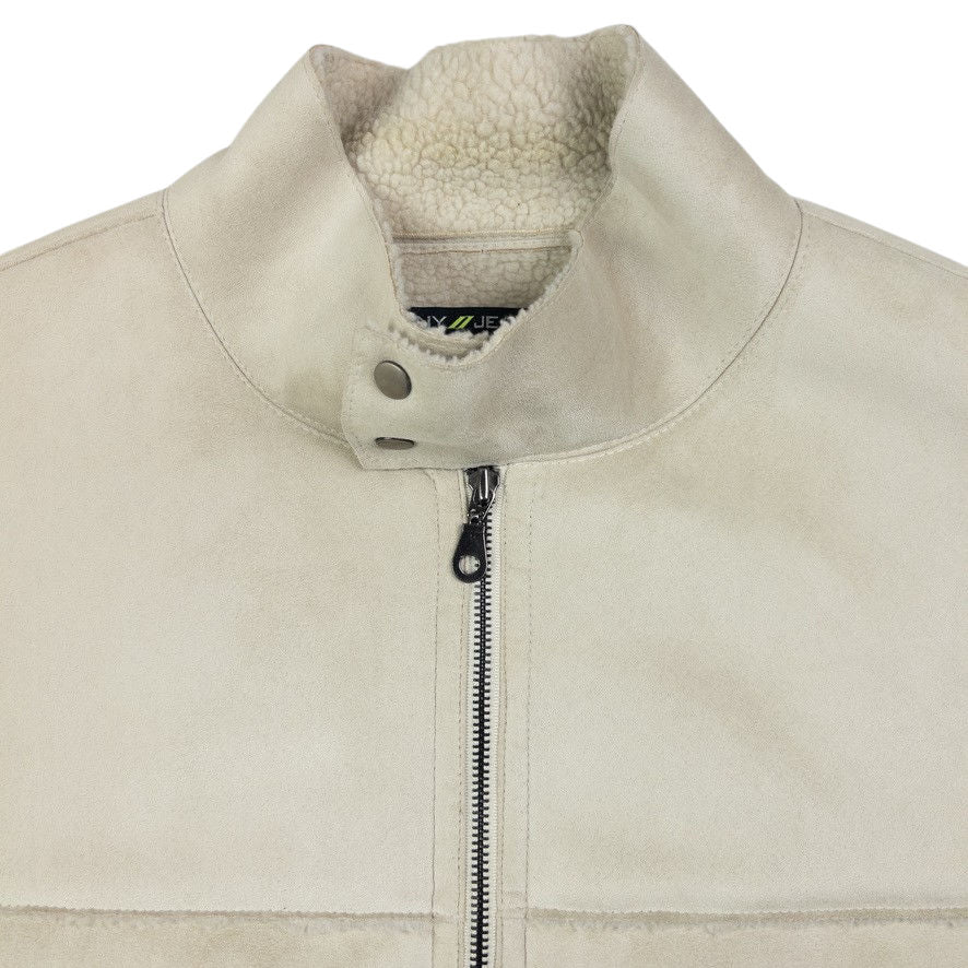 Vintage DKNY Jeans Sheep Skin Fleece Lined Gilet Size XL