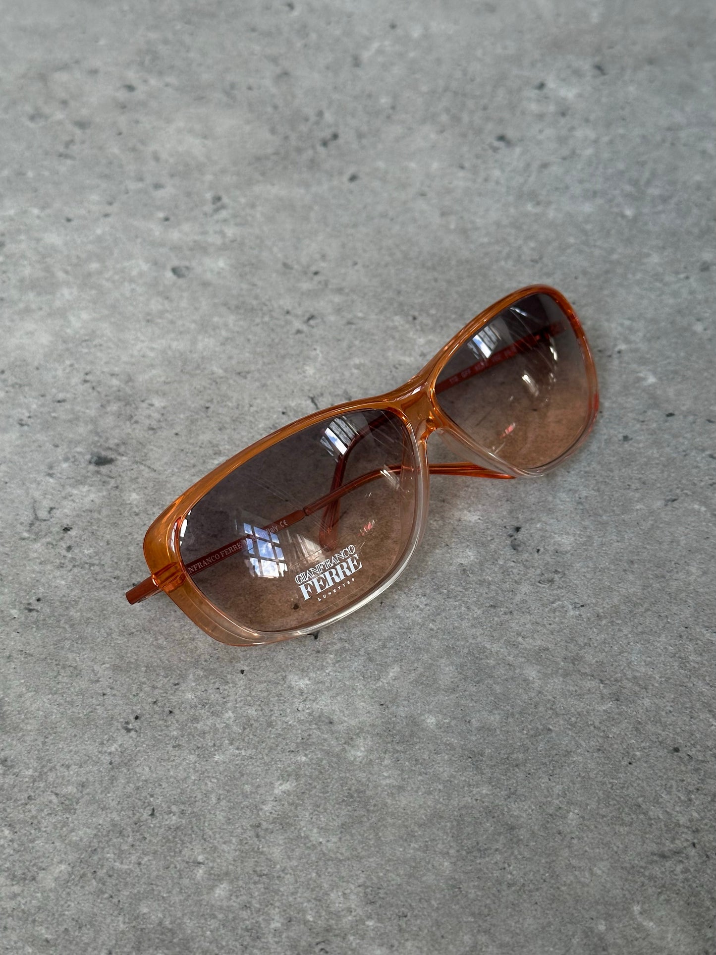 Gianfranco Ferre 1990s Gradient Shield Sunglasses