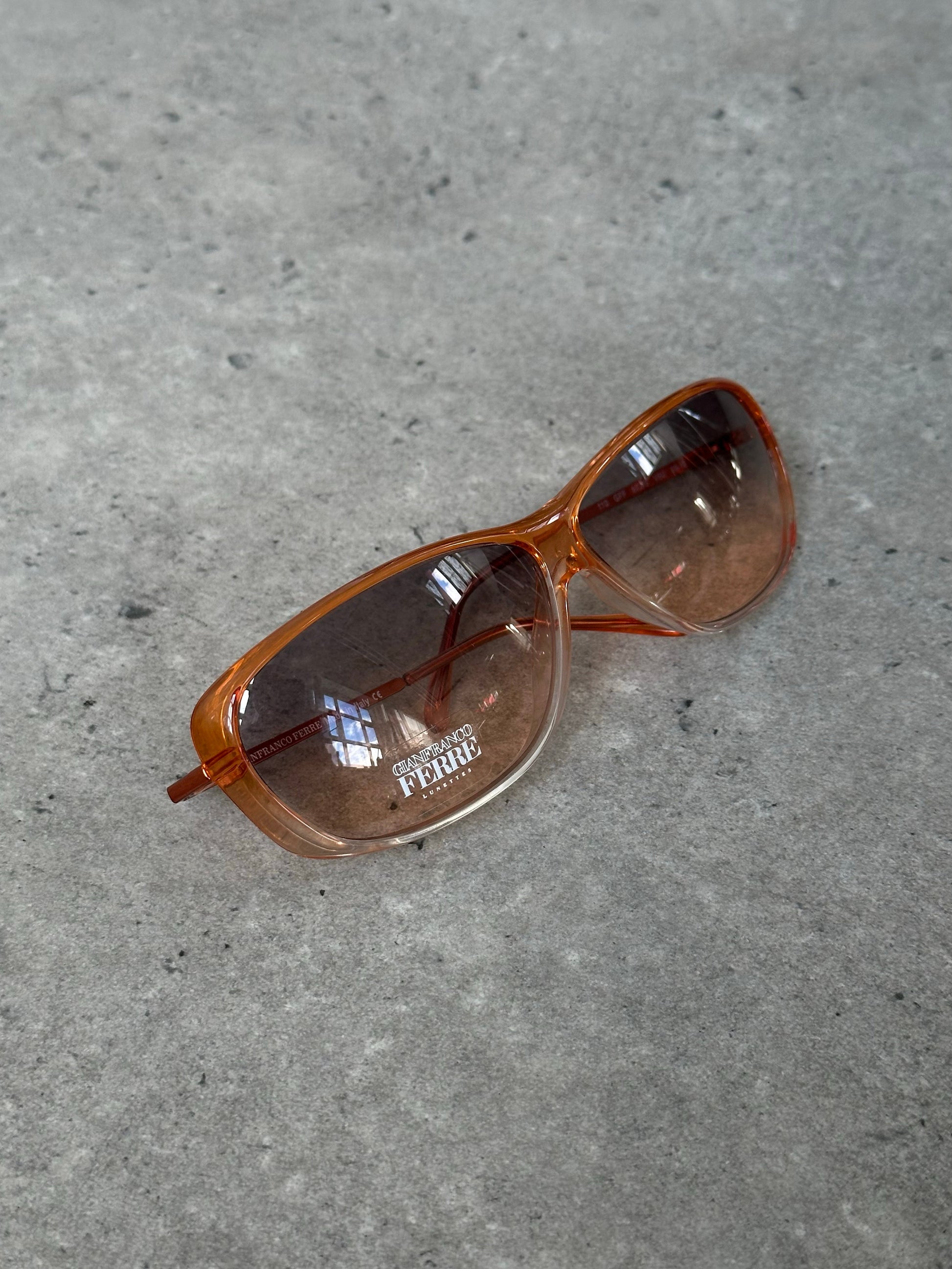 Gianfranco Ferre 1990s Gradient Shield Sunglasses