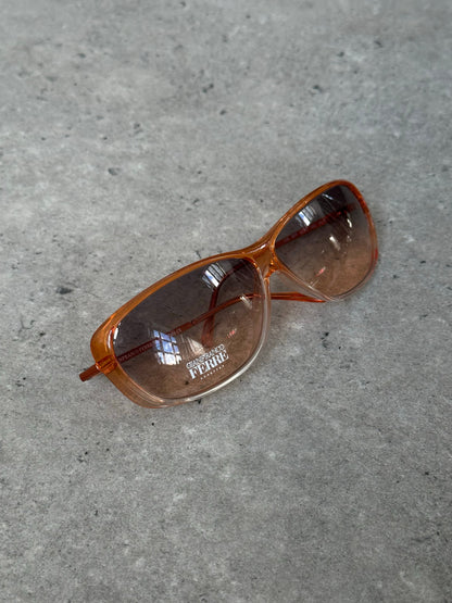 Gianfranco Ferre 1990s Gradient Shield Sunglasses