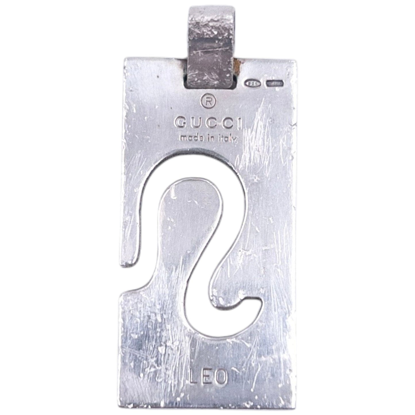 Vintage Gucci Silver Leo Pendant