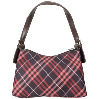 Vintage 2000s Burberry Blue Label Nova Check Shoulder Bag | O/S, Blue