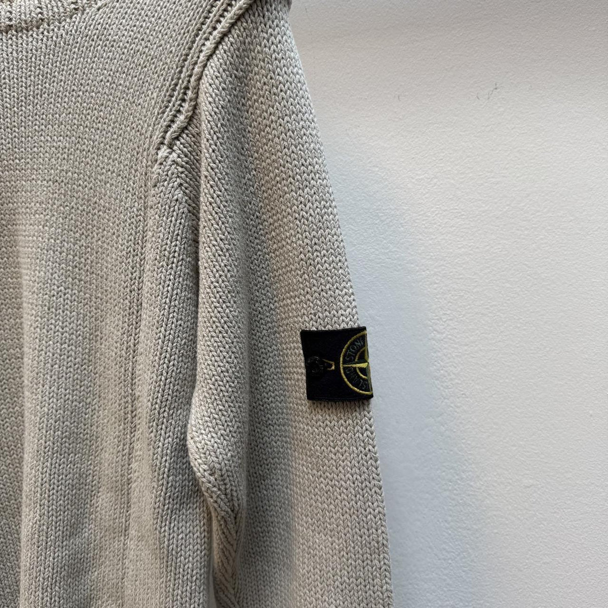 Early 00’s Stone Island Knit Jumper (S) | Small, Cream