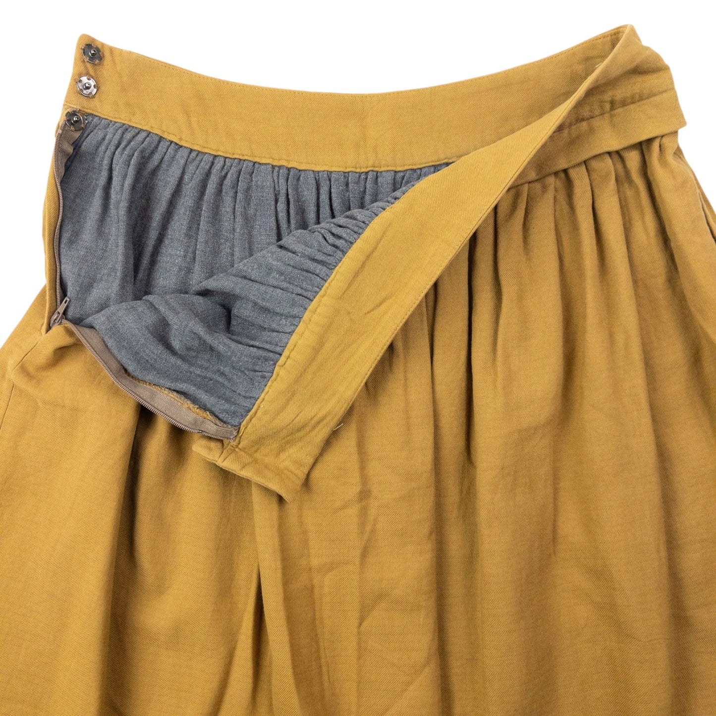 Vintage 90s Yohji Yamamoto Pleated Skirt Womens Size W26 | W26, Brown