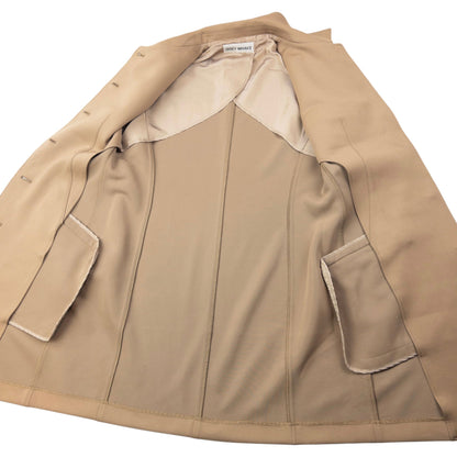 Vintage 2000s Issey Miyake Button Up Jacket Womens Size L | Large, Beige