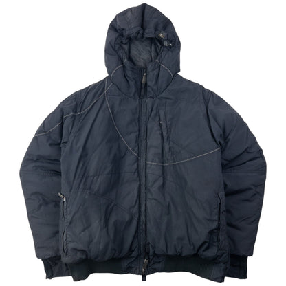 Vintage 2000s Maharishi Multi Zip Puffer Jacket Size M | Medium, Black