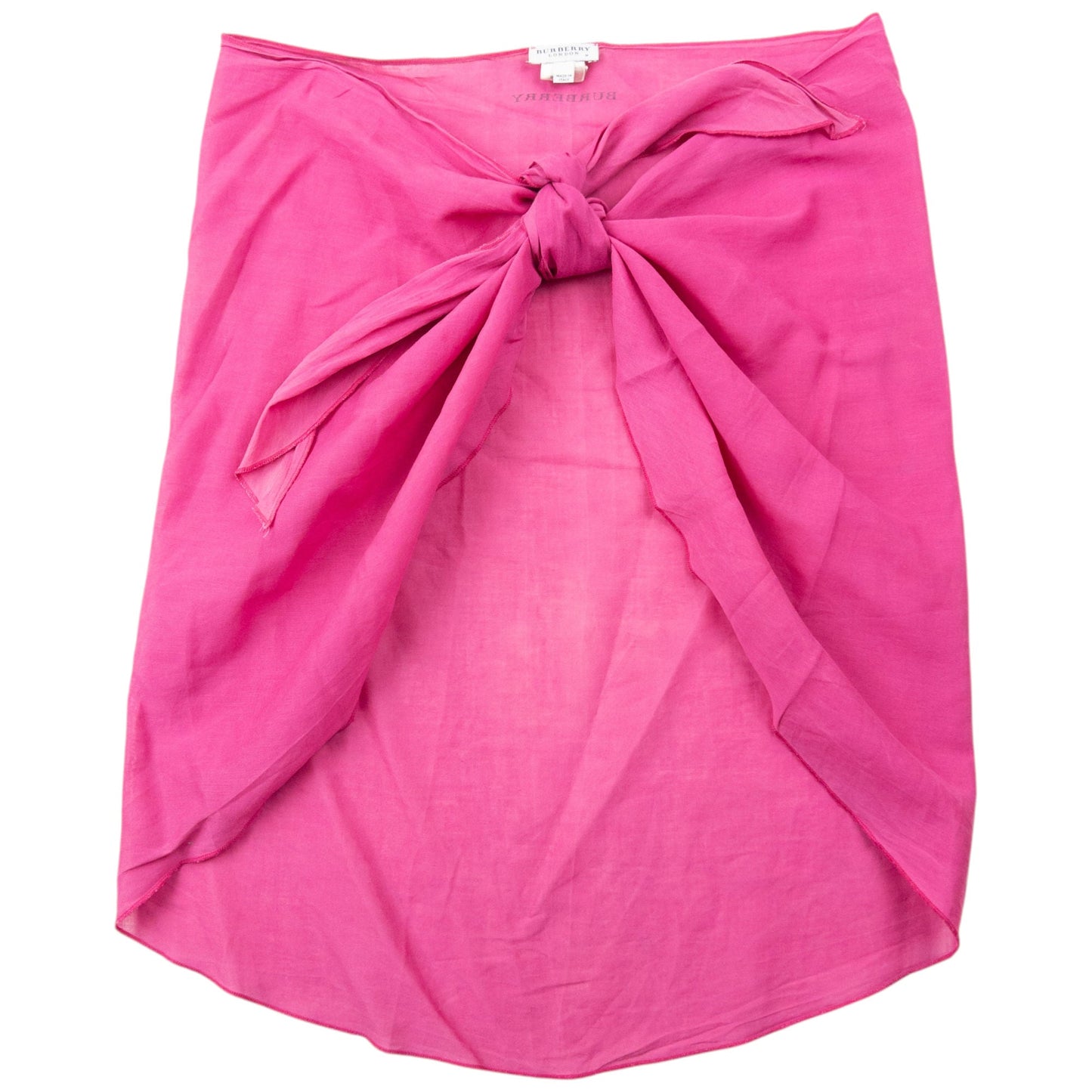 Vintage 2000s Burberry Sarong Wrap Skirt Womens Size M | Medium, Pink