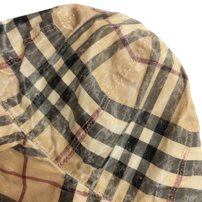 Vintage Burberry Nova Check Rain Bucket Hat Size M