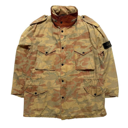 Stone Island S/S 1990 Ice Camo Field Jacket | Medium, Camo
