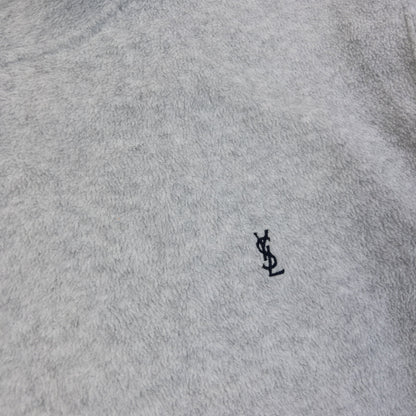 Vintage 2000s YSL Yves Saint Laurent Fleece Sweatshirt Size M | Medium, Grey