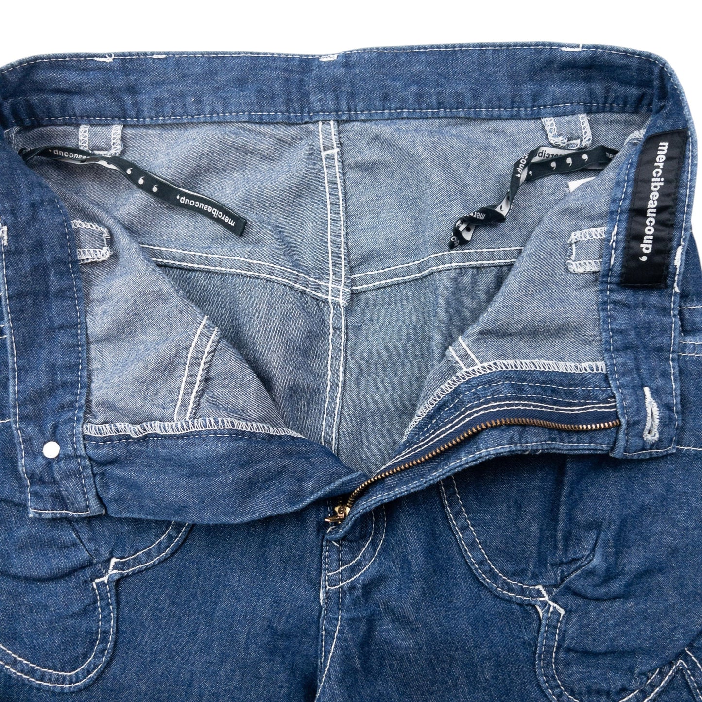 Vintage Mercibeaucoup By Issey Miyake High Waist Denim Jeans Size W28 | W28, Blue