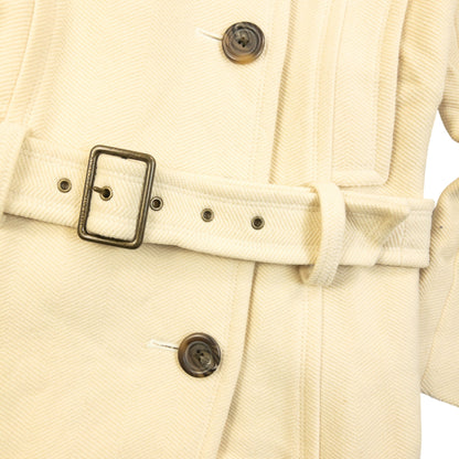 Vintage 2000s Burberry Blue Label Nova Check Lined Belt Waist Jacket Womens Size S | Small, Blue