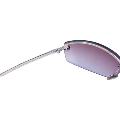 Vintage 90s Gucci Rimless Sunglasses | O/S, Brown