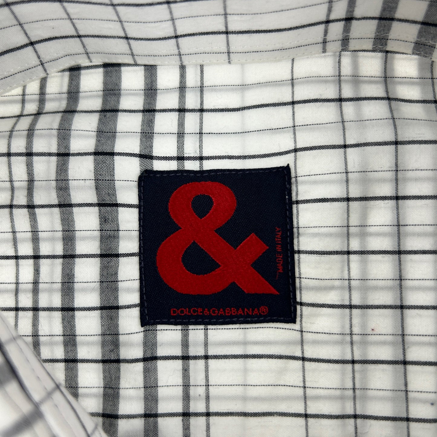 Vintage Dolce & Gabbana Checked Shirt Size L