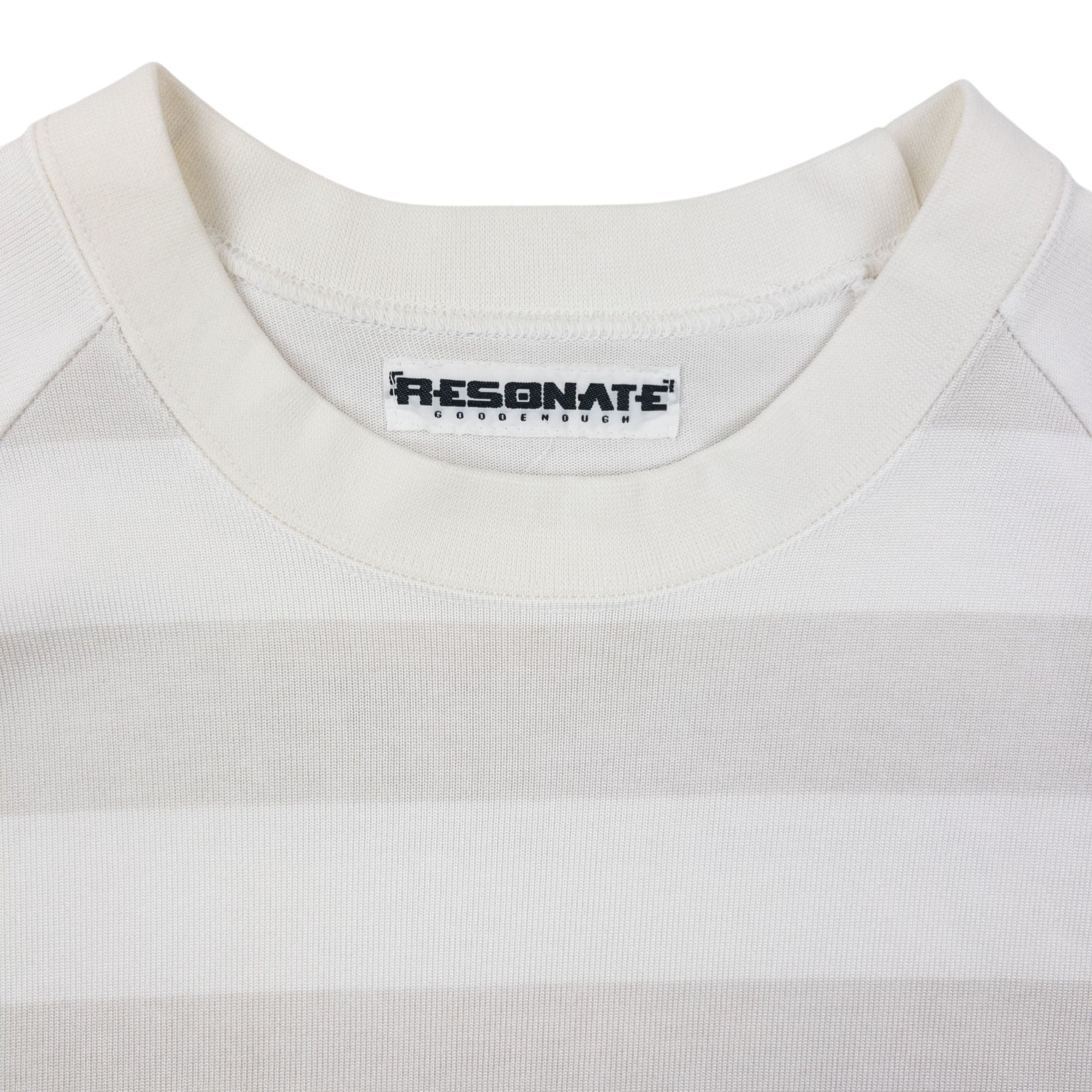 トップス GOOD ENOUGH LONG SLEEVE T 90s Vintage 90s Good Enough RESONATE Striped Long Sleeve T Shirt Size