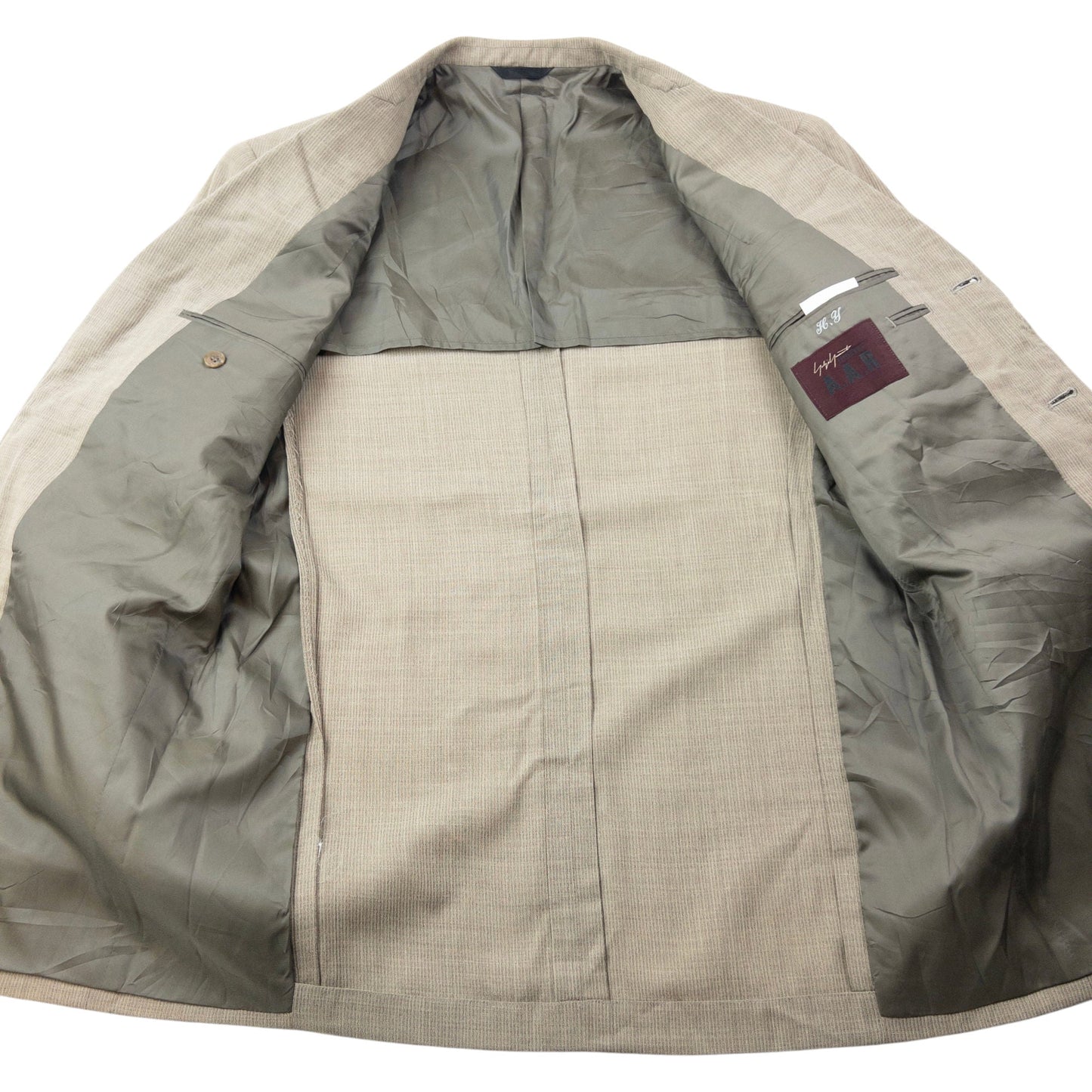 Vintage 90s Yohji Yamamoto D'Urban A.A.R Blazer Jacket Size M | Medium, Beige