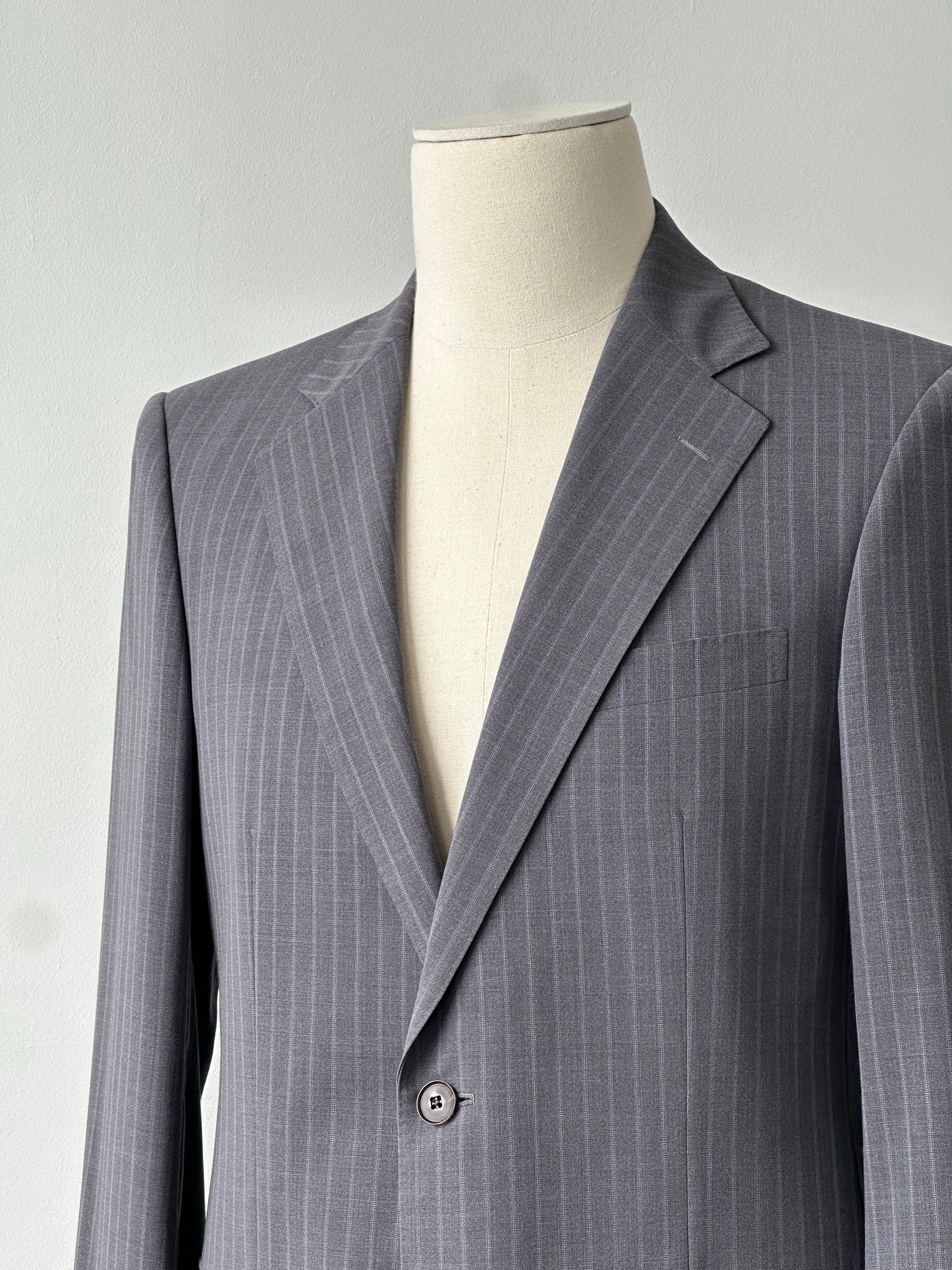 Burberry London 1990s Pure Wool Striped Suit - 40R/W32