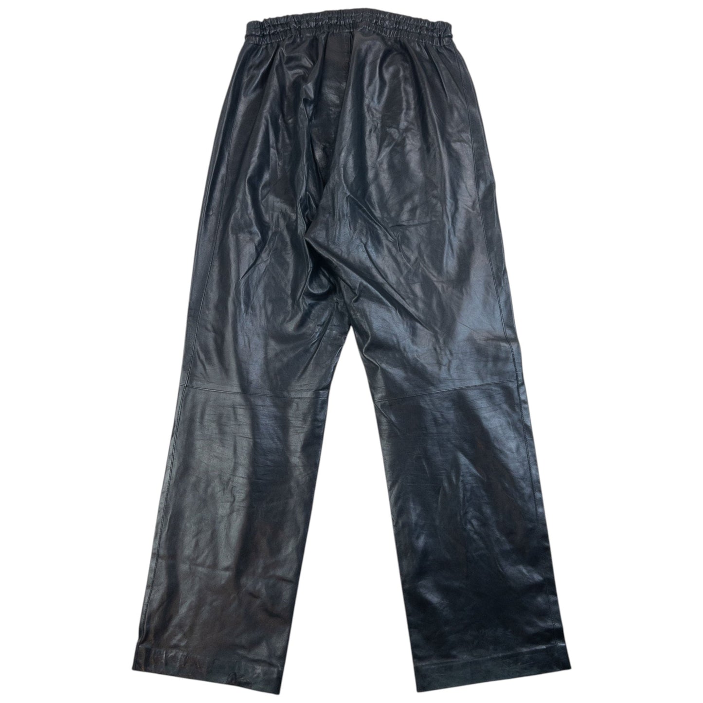 Vintage 2000s Gucci By Tom Ford Leather Trousers Size L | Large, Black