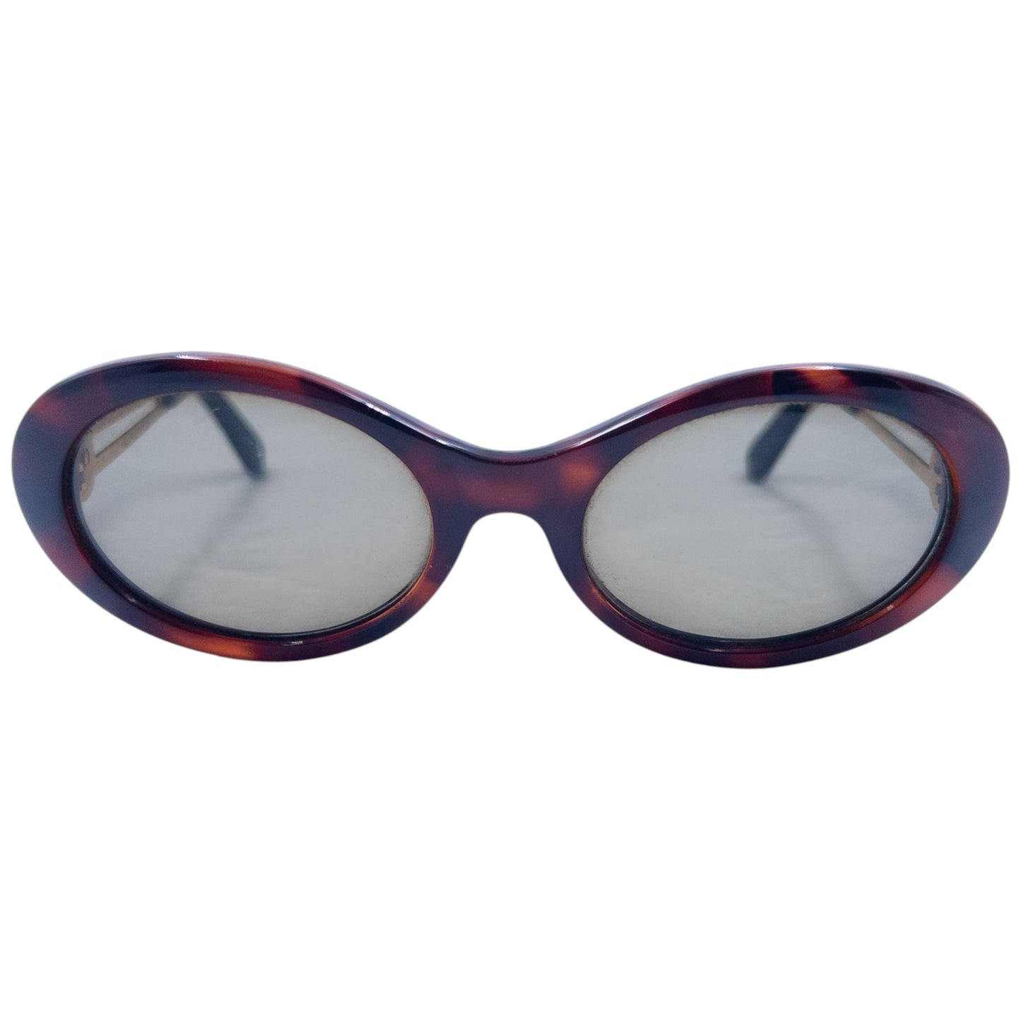 Vintage 1996 Versace Tortoise Shell Medusa Sunglasses | O/S, Brown