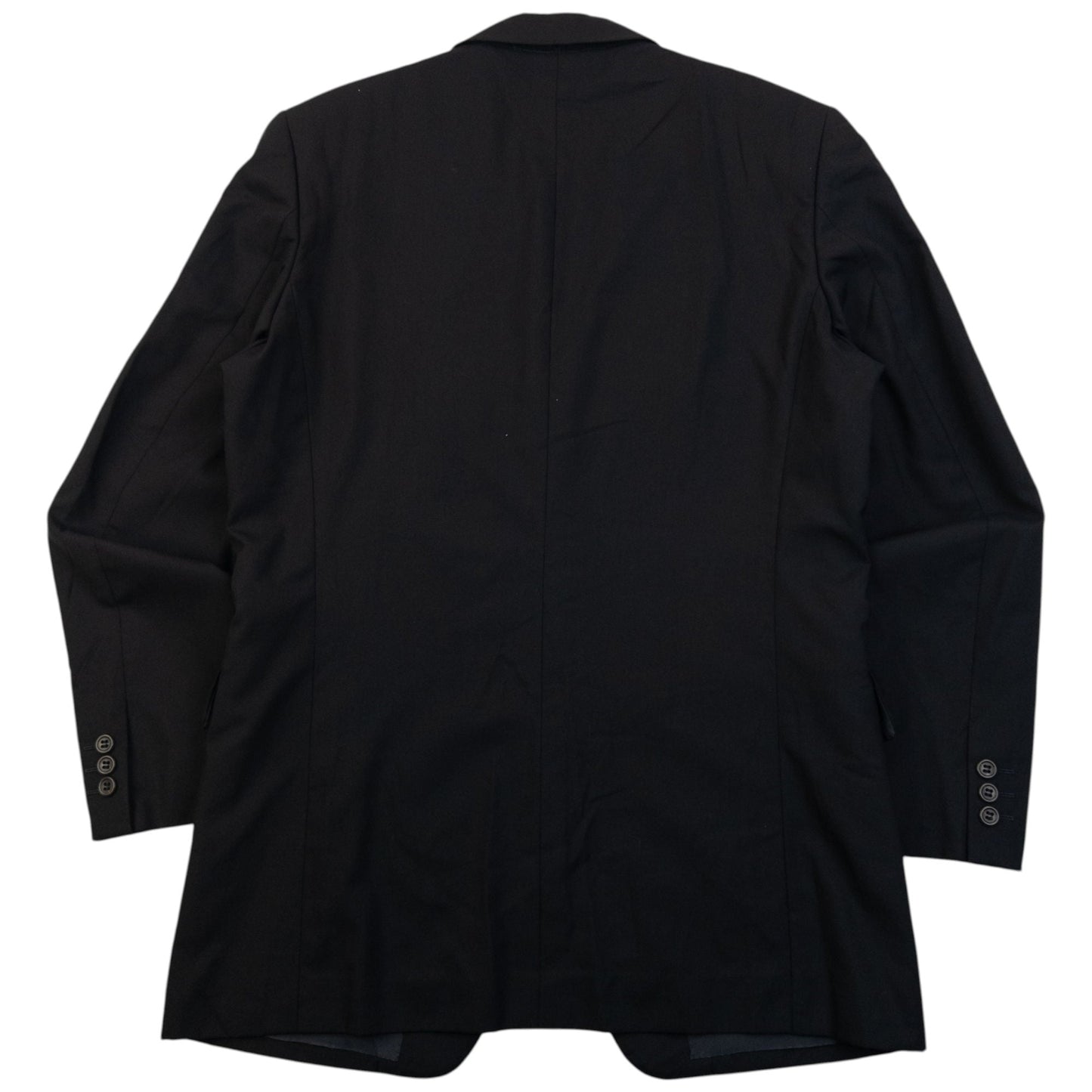 Vintage 2000s Issey Miyake MEN Wool Blazer Jacket Size M | Medium, Black