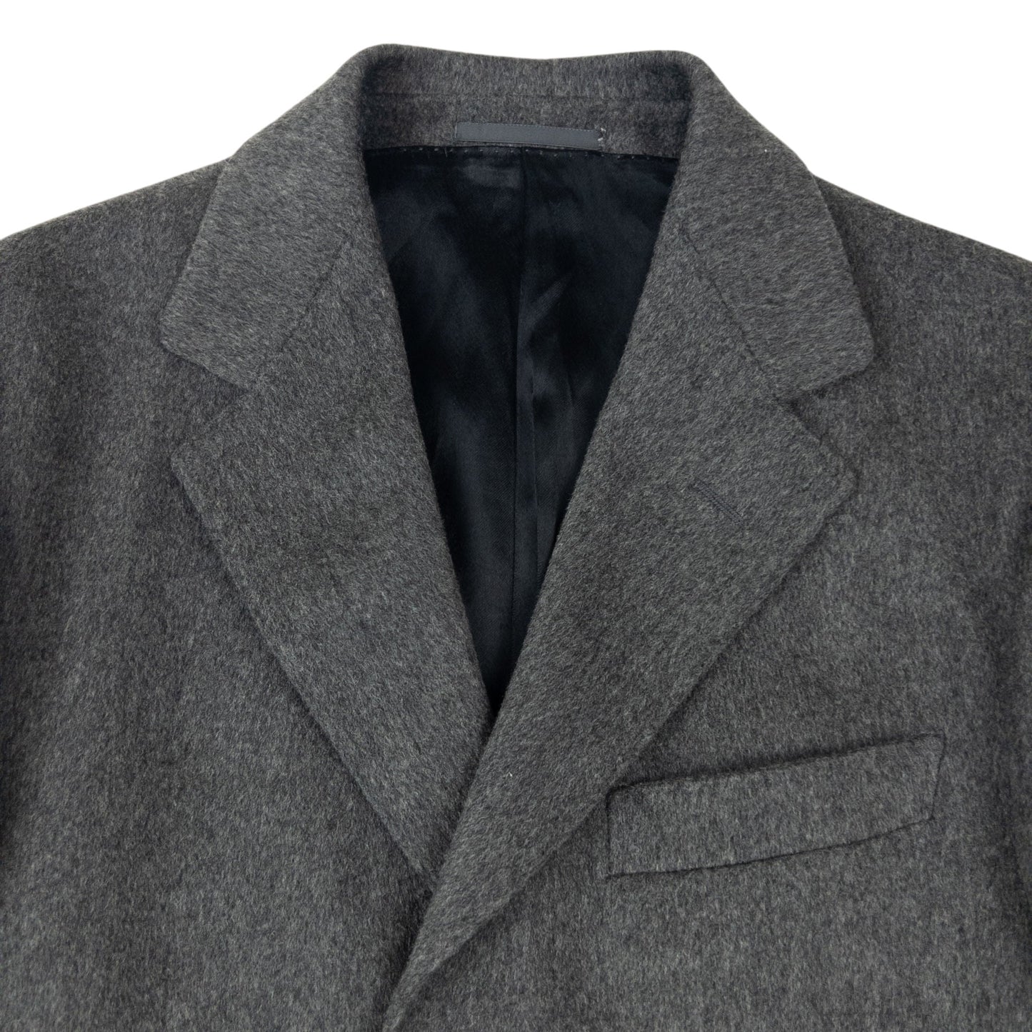 Vintage 90s Gucci Longline Wool Jacket Size M | Medium, Grey