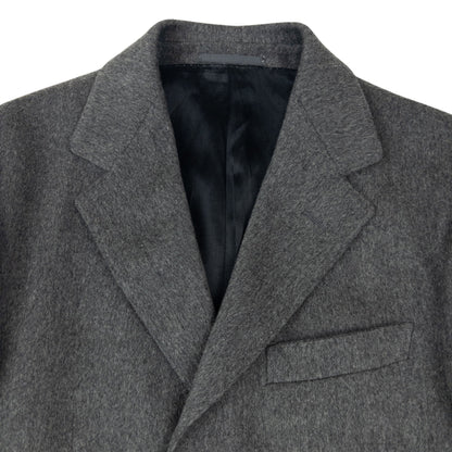 Vintage 90s Gucci Longline Wool Jacket Size M | Medium, Grey