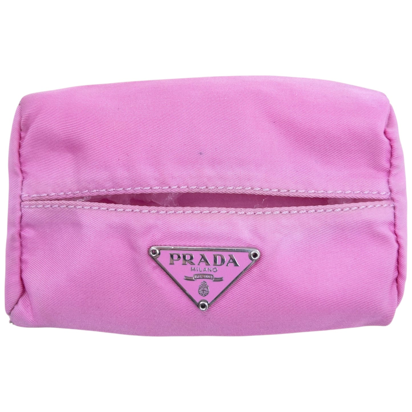 Vintage 2000s Prada Tissue Case | O/S, Pink